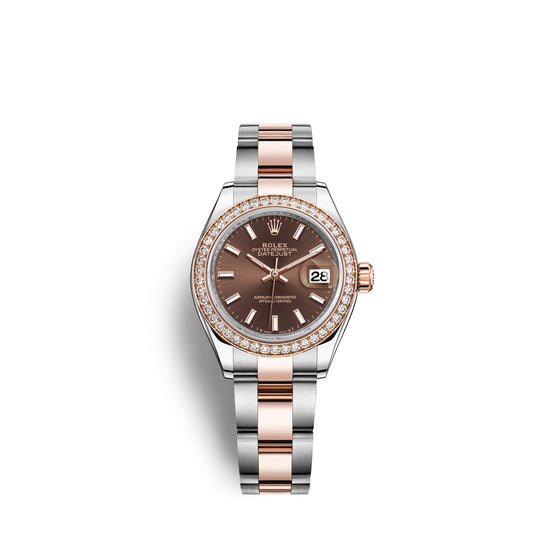 Rolex Replica Watch Lady-Datejust 28, Oystersteel and 18k Everose Gold, 279381RBR-0018