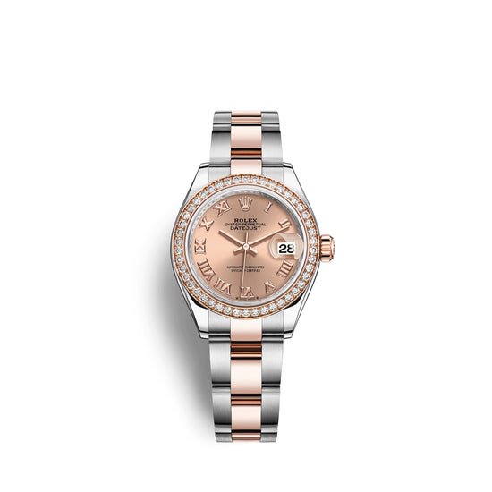 Rolex Replica Watch Lady-Datejust 28, Oystersteel and 18k Everose Gold, 279381RBR-0026