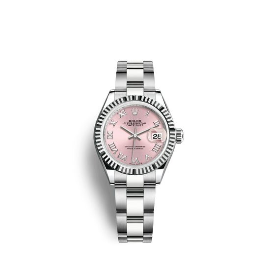 Rolex Replica Watch Lady-Datejust 28, Oystersteel and 18k White Gold, 279174-0018