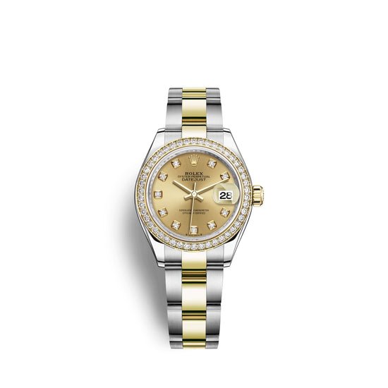 Rolex Replica Watch Lady-Datejust 28, Oystersteel and 18k Yellow Gold, 279383RBR-0012