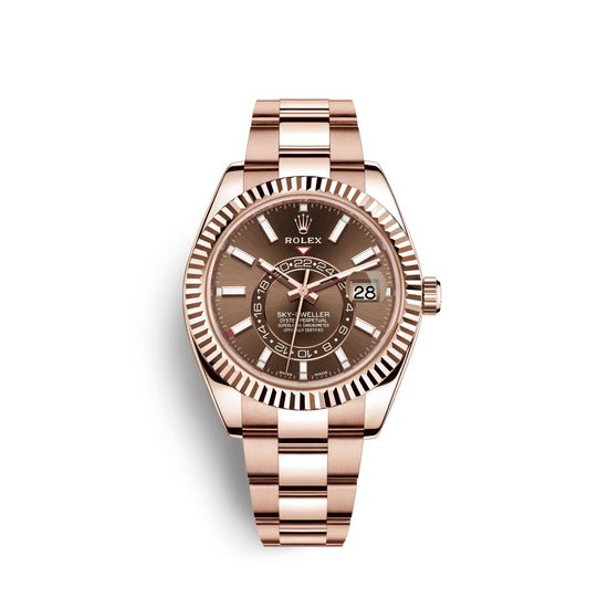 Rolex Replica Watch Sky-Dweller 42mm, 18k Everose Gold, 326935-0006
