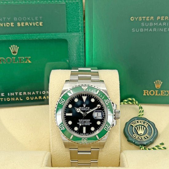 Rolex Replica Watch Submariner 41mm KERMIT STARBUCKS, MK1 Bezel, 126610LV, Complete, 2023
