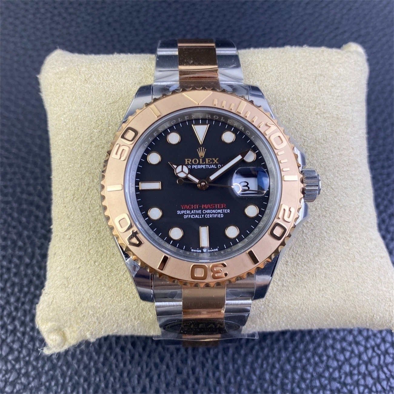 Rolex Yacht-Master Black Dial – 40mm Replica