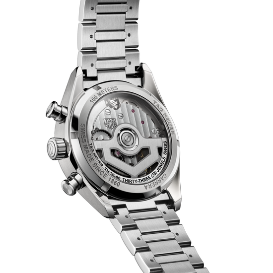 TAG Heuer Carrera Chronograph “Panda” Glassbox, Stainless Steel, 39mm, CBS2216.BA0041