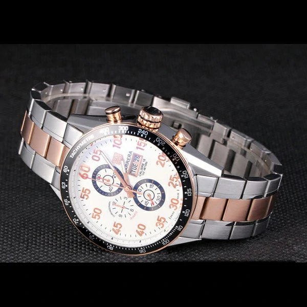 Tag Heuer Carrera Rose Gold and Stainless Steel Bracelet new59433