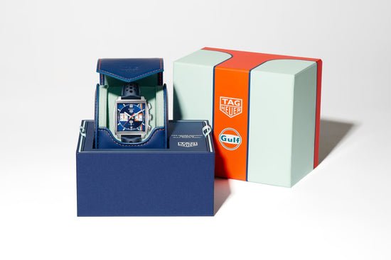 TAG Heuer Monaco Gulf, Chronograph Automatic, Stainless Steel, 39mm, CBL2115.FC6494