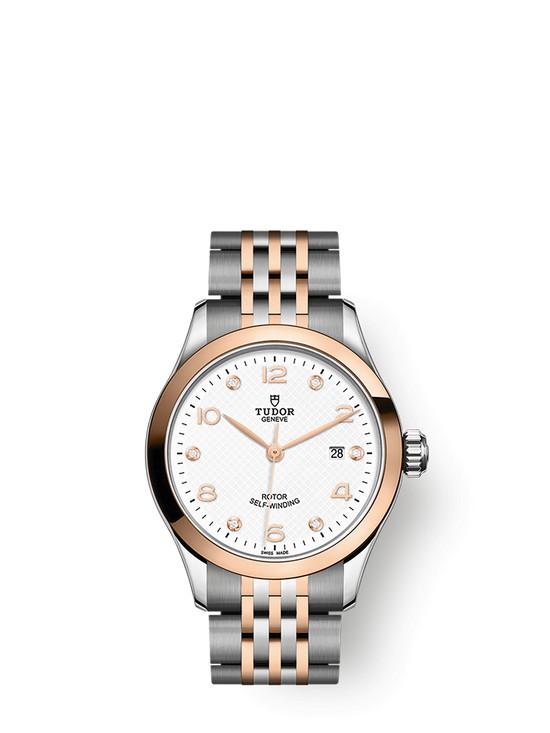 Tudor Replica Watch 1926, Stainless Steel and 18k Rose Gold with Diamond-set, 28mm, M91351-0011