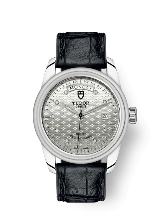 Tudor Replica Watch Glamour Date+Day, Stainless Steel and Diamond-set, 39mm, M56000-0038