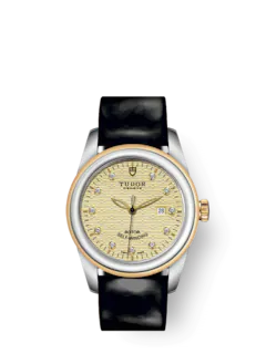 Tudor Replica Watch Glamour Date, Stainless Steel and 18k Yellow Gold with Diamond-set, 31mm, M53003-0052