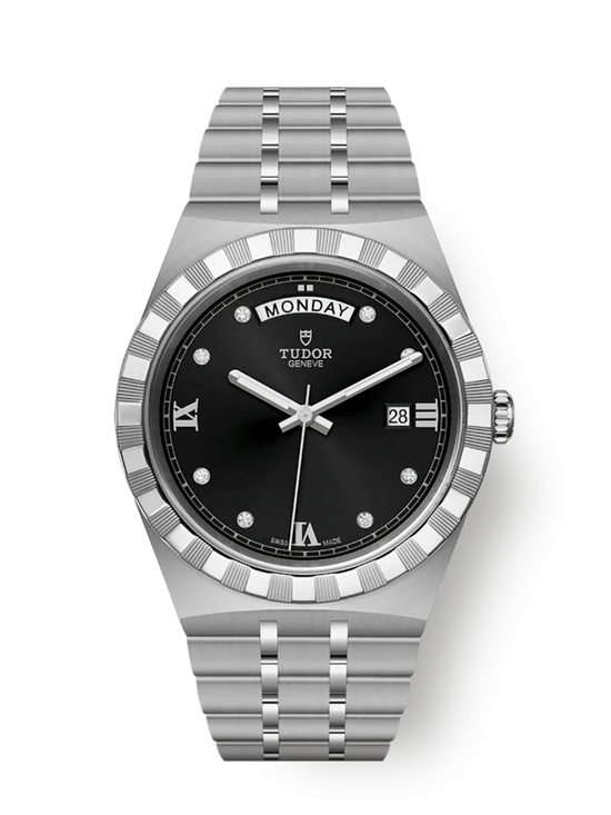 Tudor Replica Watch Royal, Stainless Steel and Diamond-set, 41mm, M28600-0004