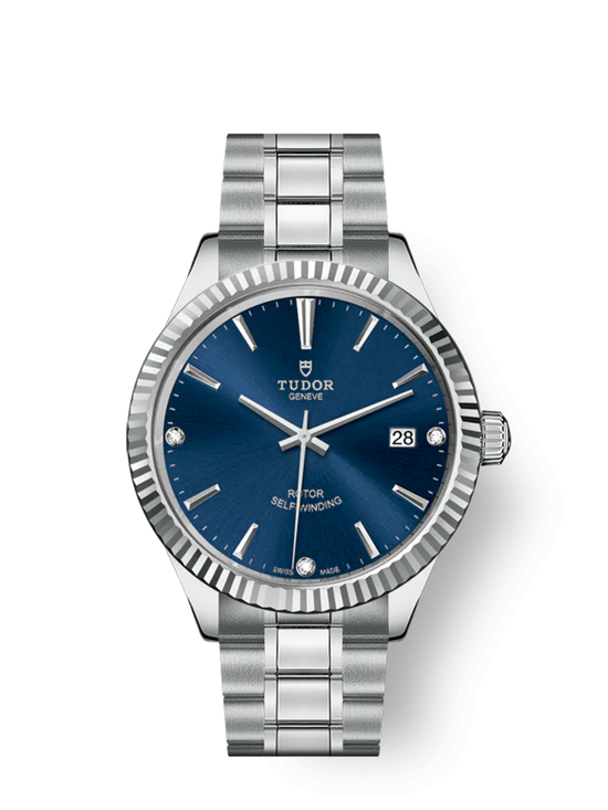 Tudor Replica Watch Style, Stainless Steel and Diamond-set, 38mm, M12510-0017